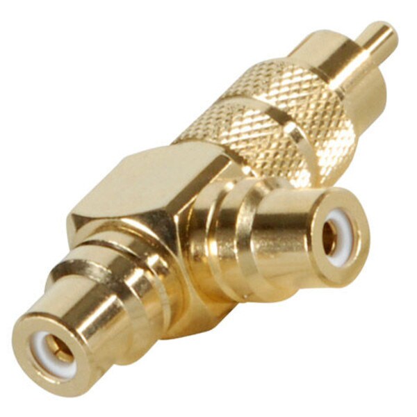 Main product image for RCA Male To Dual Rt Angle RCA Female 091-1045